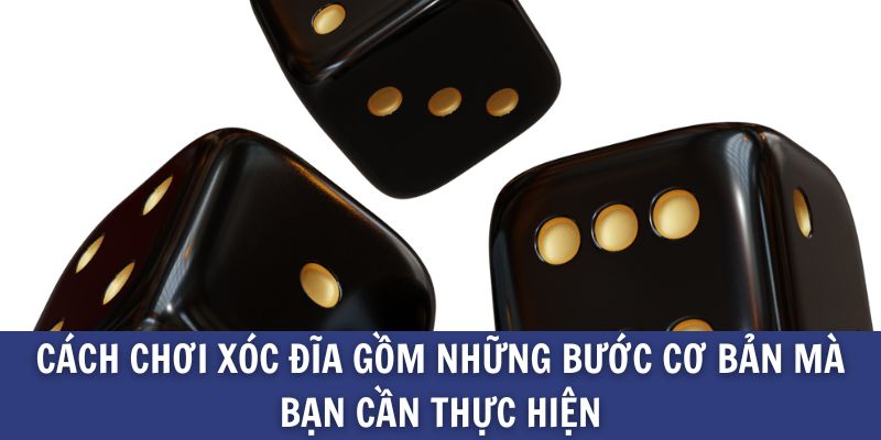 Cách chơi xóc đĩa gồm những bước cơ bản mà bạn cần thực hiện